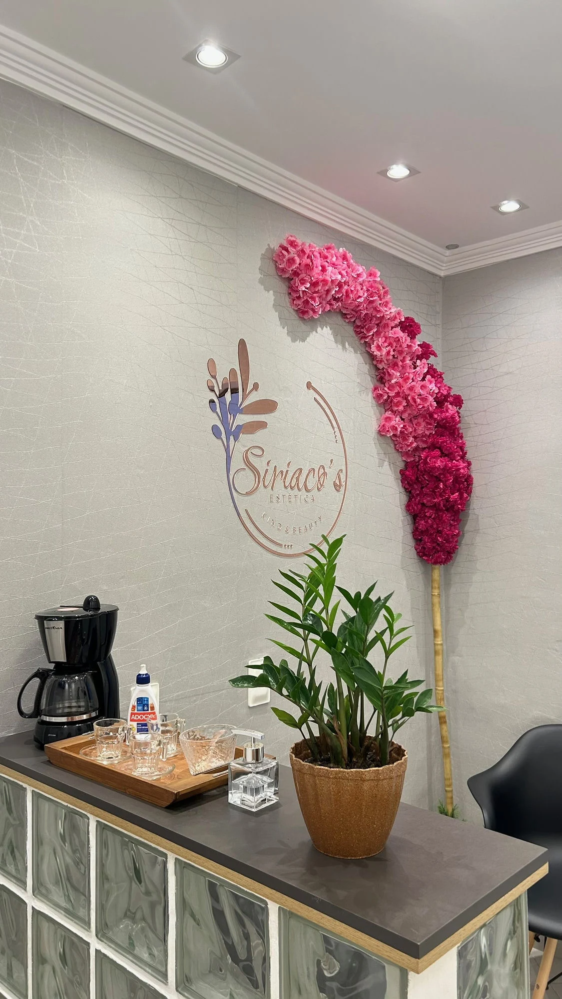 Recepção do espaço Siriaco's Estética